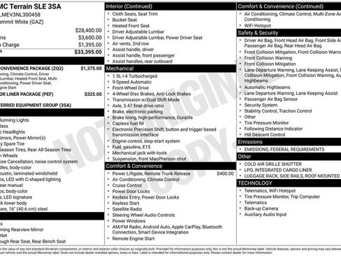 Used 2022 GMC Terrain SLE w/ Driver Convenience Package image 13