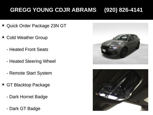 New 2025 Dodge Hornet GT w/ GT Blacktop Package image 7