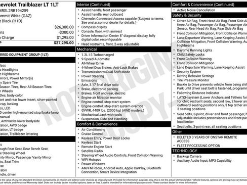 Used 2024 Chevrolet TrailBlazer LT AWD/4WD image 32