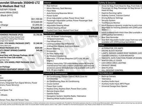 Used 2023 Chevrolet Silverado 3500 LTZ w/ LTZ Convenience Package AWD/4WD image 20