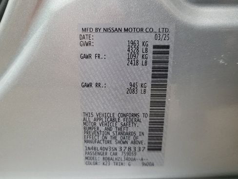 Used 2025 Nissan Altima 2.5 SV FWD image 33