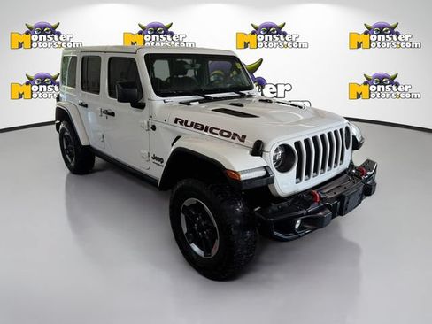Used 2021 Jeep Wrangler Unlimited Rubicon w/ Uconnect 4C Nav & Sound Group AWD/4WD image 3