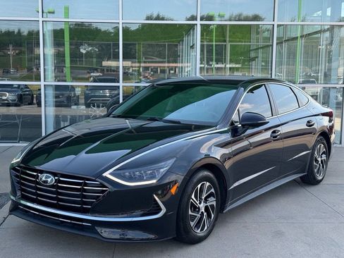 Used 2023 Hyundai Sonata Blue w/ Cargo Package FWD image 1