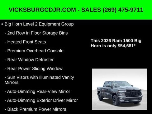New 2026 RAM 1500 Big Horn image 11