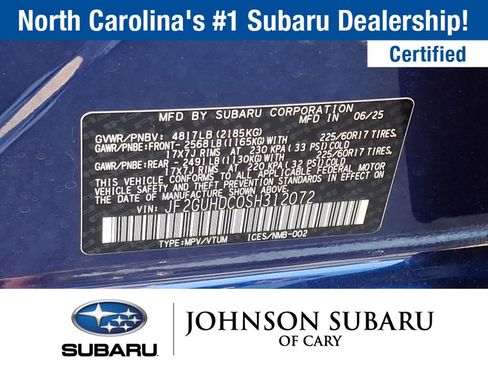 Used 2025 Subaru Crosstrek 2.0i Premium image 20