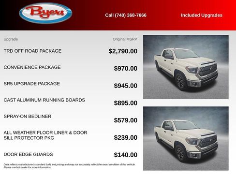 Used 2019 Toyota Tundra SR5 w/ TRD Off Road Package AWD/4WD image 5
