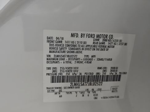 Used 2018 Lincoln MKT AWD w/ Technology Package image 15