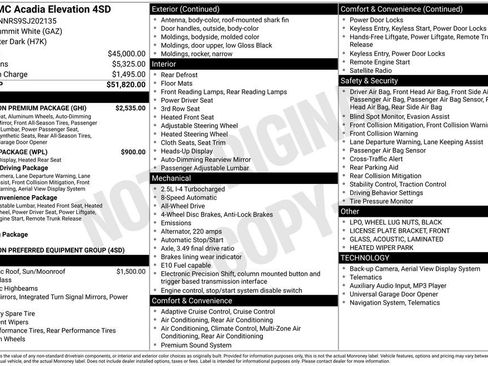 Certified 2025 GMC Acadia Elevation w/ Elevation Premium Package image 6