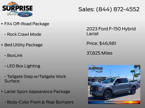 Used 2023 Ford F150 Lariat AWD/4WD image 13