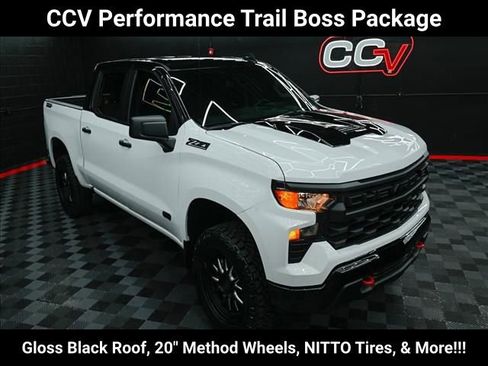 New 2026 Chevrolet Silverado 1500 Custom Trail Boss w/ Dark Appearance Package AWD/4WD image 1