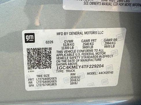 New 2026 Chevrolet Silverado 2500 Custom w/ Custom Value Package AWD/4WD image 17