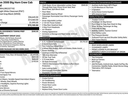 Certified 2024 RAM 3500 Big Horn image 32