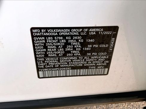 Used 2023 Volkswagen Atlas Cross Sport SEL AWD/4WD image 37