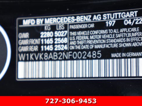 Certified 2022 Mercedes-Benz SL 55 AMG 4MATIC image 27