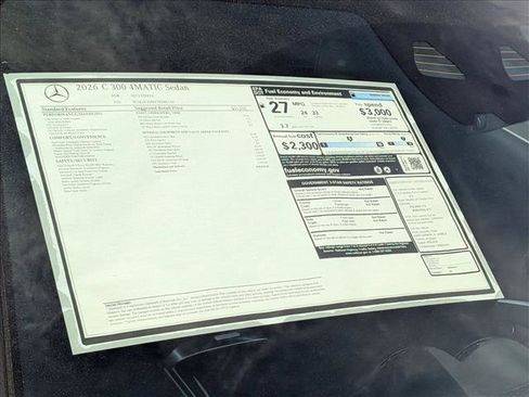 New 2026 Mercedes-Benz C 300 4MATIC Sedan image 20