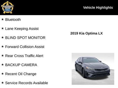 Used 2019 Kia Optima LX w/ LX Premium Package image 2