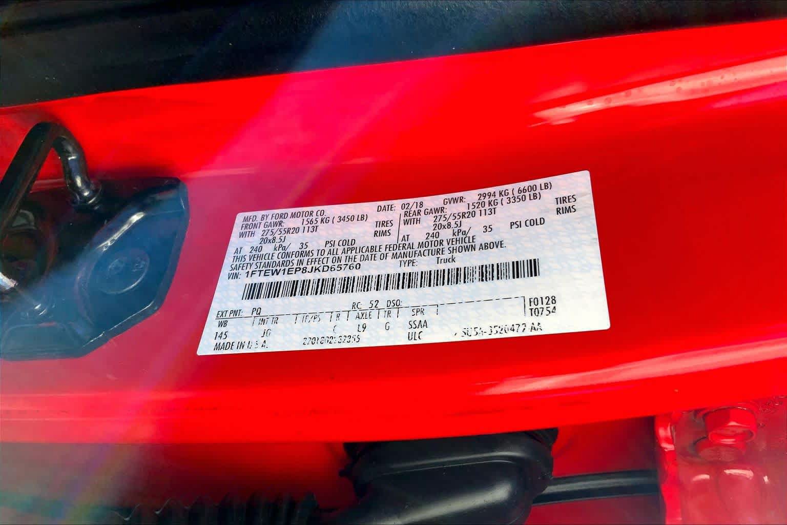 Used 2018 Ford F150 XL w/ Equipment Group 101A Mid AWD/4WD image 33