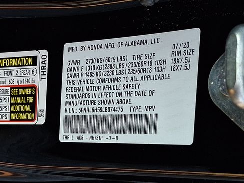 Used 2020 Honda Odyssey EX image 27