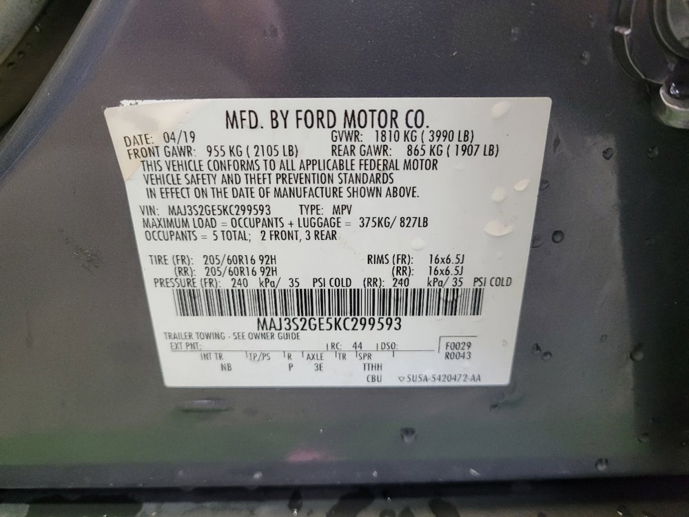 Used 2019 Ford EcoSport SE FWD image 33