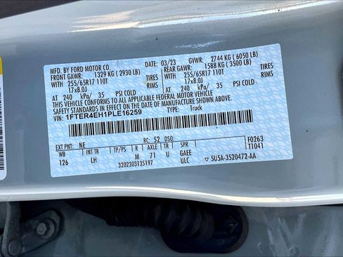 Used 2023 Ford Ranger XLT w/ Equipment Group 301A Mid image 30