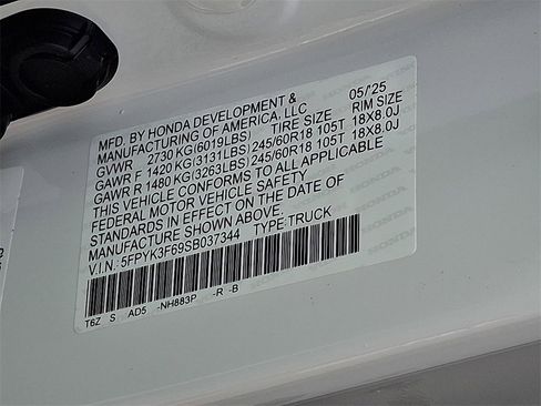 New 2025 Honda Ridgeline TrailSport image 10