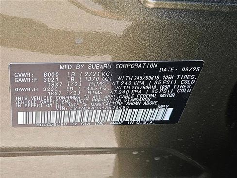 Used 2025 Subaru Ascent Premium w/ Popular Package #1 AWD/4WD image 16