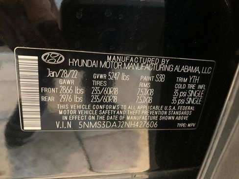 Used 2022 Hyundai Santa Fe SEL w/ Convenience + Premium Package image 60