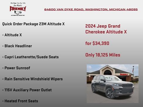 Used 2024 Jeep Grand Cherokee Altitude AWD/4WD image 5