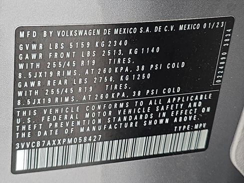 Certified 2023 Volkswagen Tiguan SE R-Line image 36