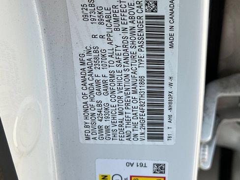 Used 2026 Honda Civic FWD Hybrid Sedan image 32