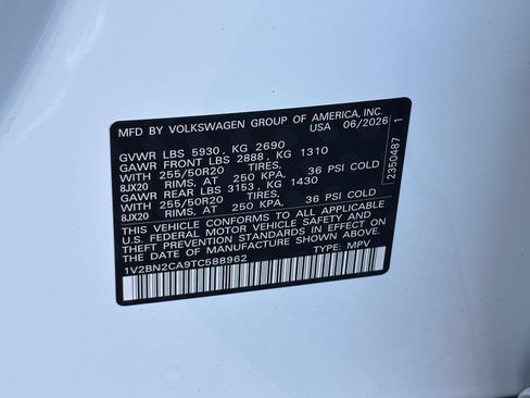 New 2026 Volkswagen Atlas SEL AWD/4WD image 16