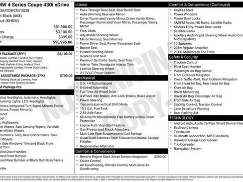 Certified 2024 BMW 430i xDrive Coupe w/ Premium Package AWD/4WD image 21