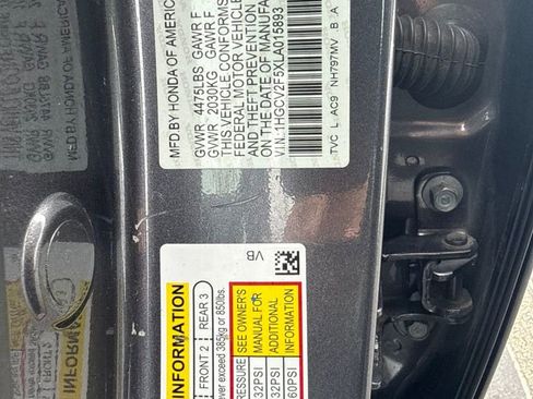 Certified 2020 Honda Accord EX-L image 18