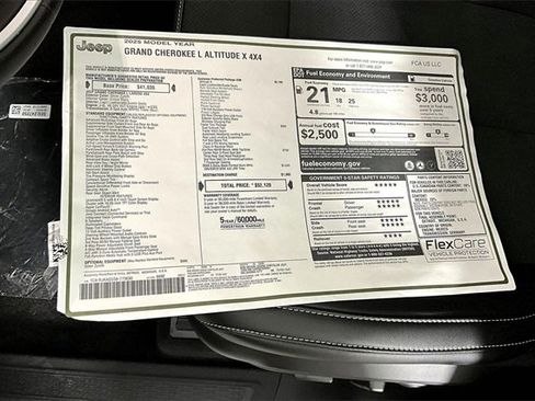 New 2025 Jeep Grand Cherokee L Altitude image 13