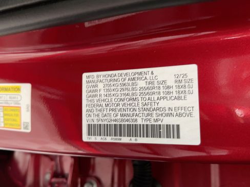 New 2025 Honda Pilot EX-L image 17