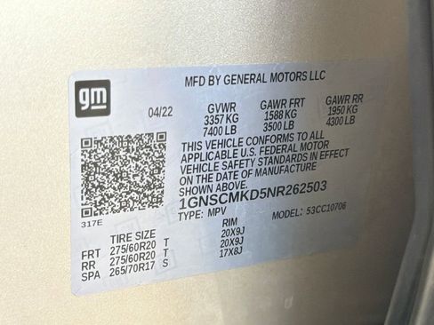 Used 2022 Chevrolet Tahoe LS w/ Driver Alert Package image 38