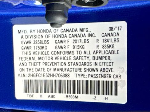 Used 2017 Honda Civic Si image 30