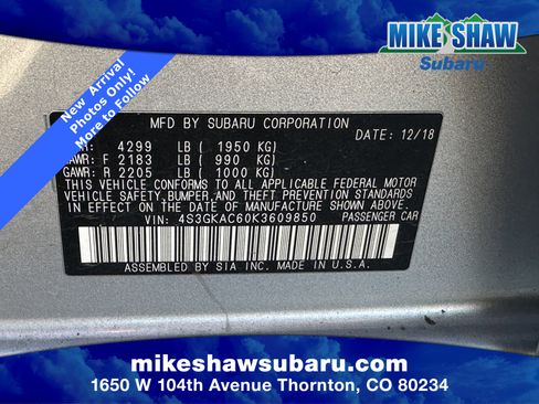 Used 2019 Subaru Impreza 2.0i Premium image 32