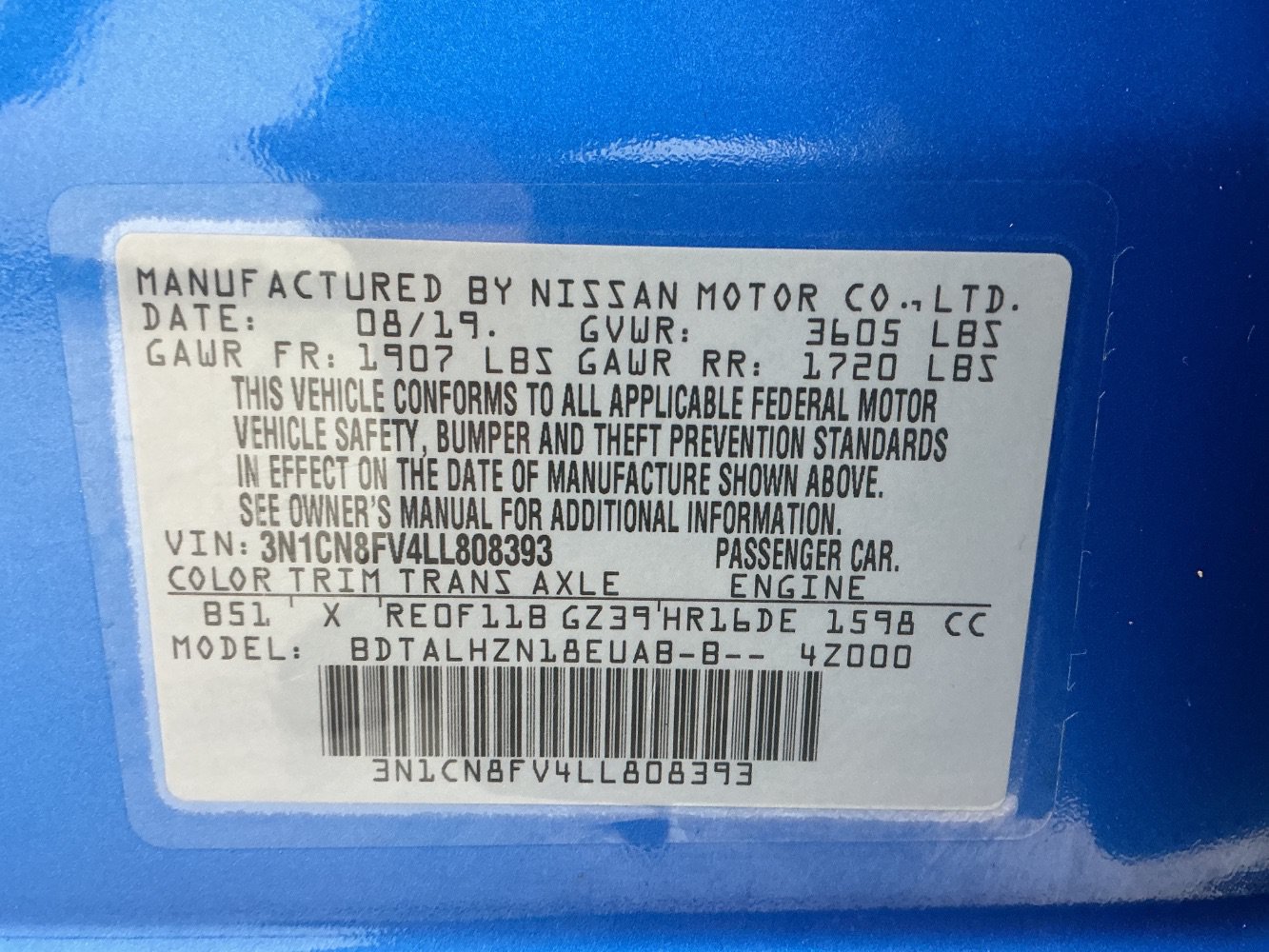 Used 2020 Nissan Versa SR w/ Convenience Package FWD image 47