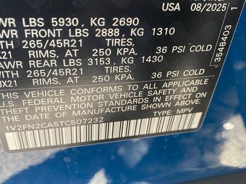 Certified 2026 Volkswagen Atlas SEL Premium R-Line AWD/4WD image 7
