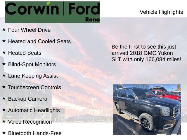 Used 2018 GMC Yukon SLT w/ HD Trailering Package AWD/4WD image 4