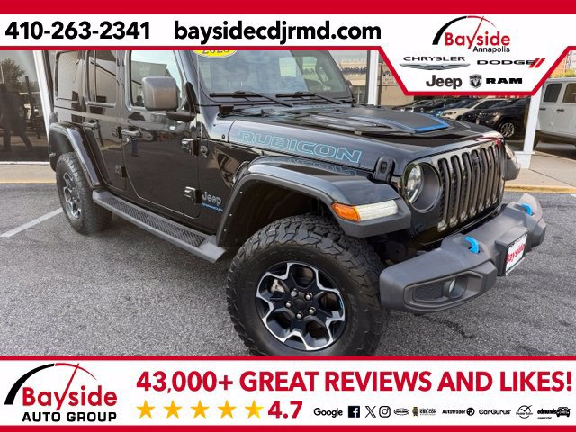 Used 2023 Jeep Wrangler Unlimited Rubicon 4xe w/ Cold Weather Group AWD/4WD image 1