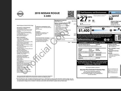 Used 2019 Nissan Rogue S w/ Special Edition Package