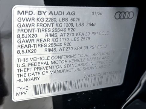 New 2026 Audi Q3 quattro 2.0T AWD/4WD image 27