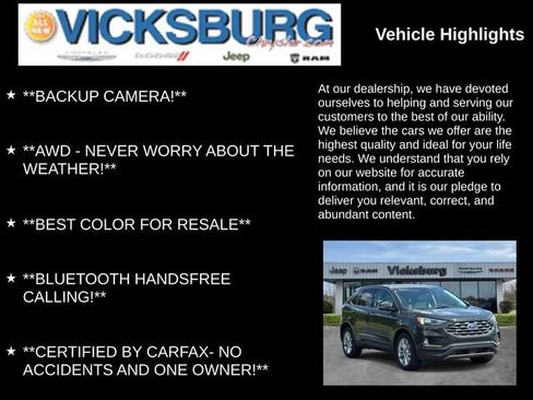 Used 2024 Ford Edge Titanium AWD/4WD image 7