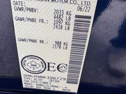 Used 2022 Nissan Altima 2.5 Platinum image 49