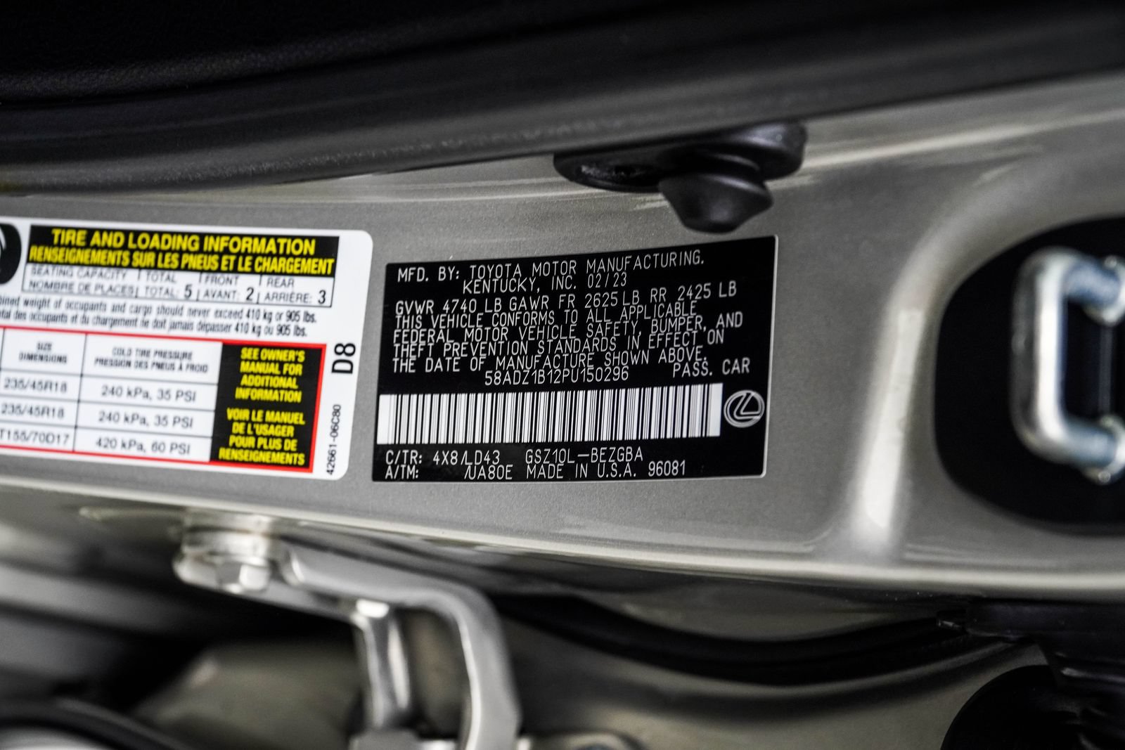 Used 2023 Lexus ES 350 w/ Premium Package FWD image 44