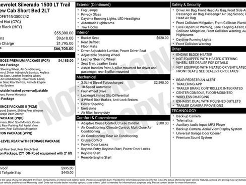 Used 2022 Chevrolet Silverado 1500 LT Trail Boss w/ LT Trail Boss Premium Package image 6