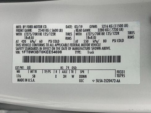 Used 2019 Ford F350 Lariat w/ Lariat Ultimate Package image 23