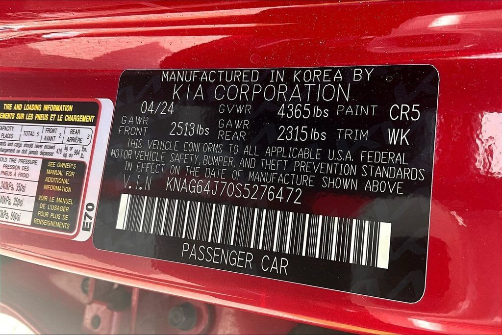Certified 2025 Kia K5 GT-Line w/ GT-Line Premium Package FWD image 17